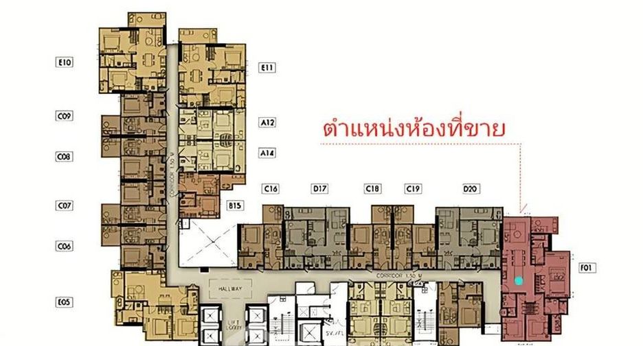 For sale 3 bedrooms condo in Si Racha, Chonburi