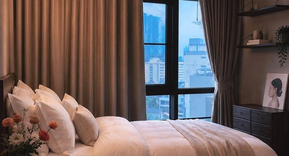 À louer 2 chambres condo à Watthana, Bangkok