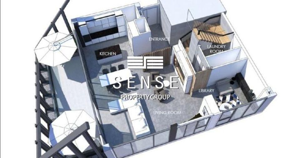 For sale 3 bedrooms condo in Watthana, Bangkok