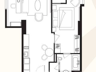 À louer 1 chambre appartement à Khlong Toei, Bangkok