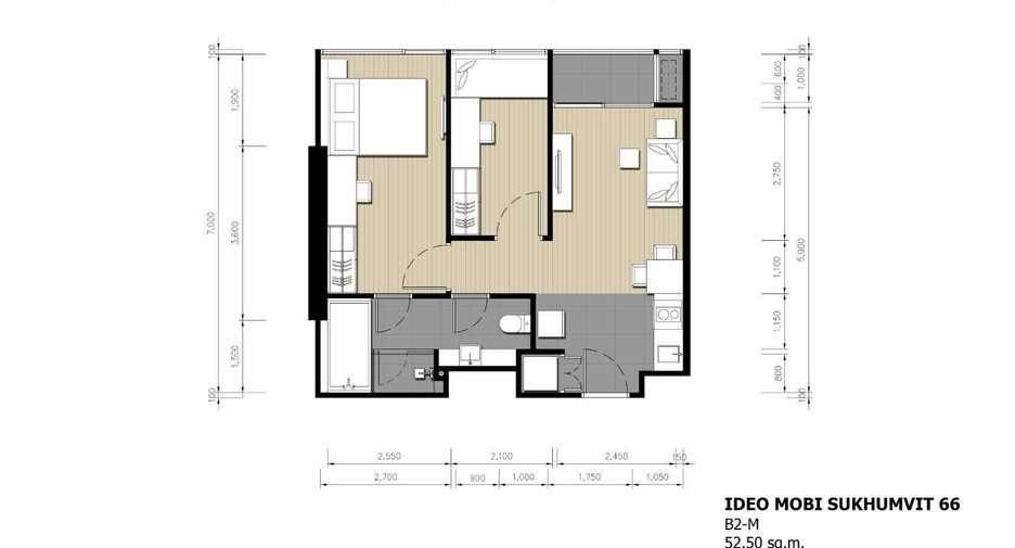 ให้เช่า 2 ห้องนอน คอนโด ใน บางนา, กรุงเทพฯ