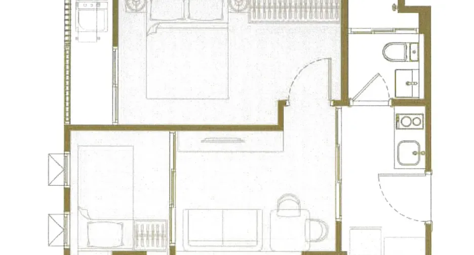 À vendre 1 chambre condo à Bang Na, Bangkok