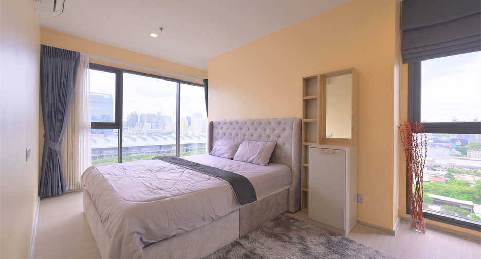 Wohnung zur Miete mit 2 Zimmer in Huai Khwang, Bangkok