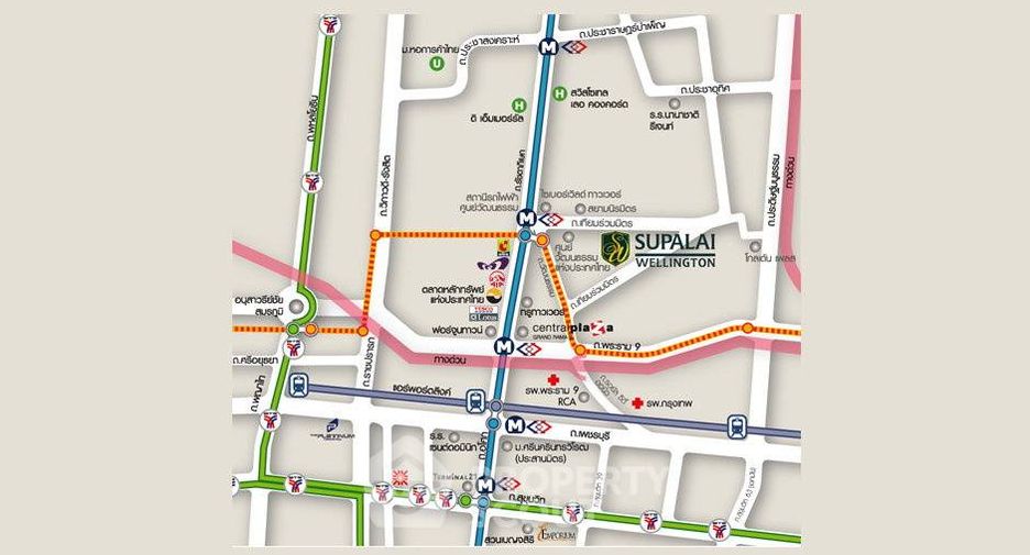 ให้เช่า 2 ห้องนอน คอนโด ใน ห้วยขวาง, กรุงเทพฯ