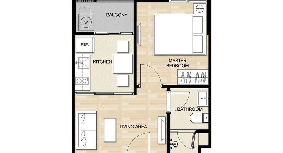 For sale 1 bed condo in Watthana, Bangkok