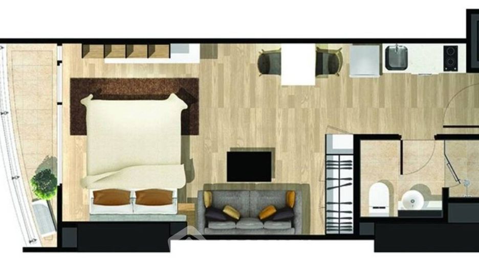 For rent 1 Beds condo in Khlong Toei, Bangkok
