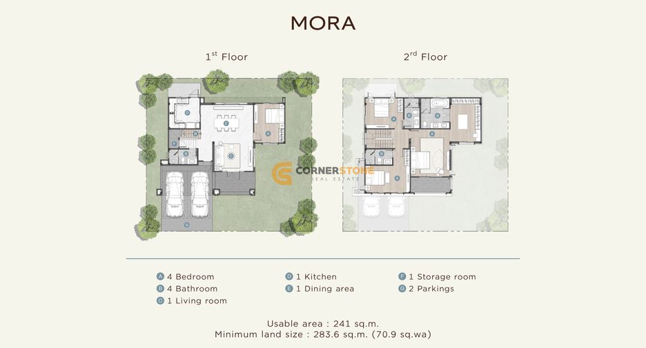 For sale 4 bedrooms house in Bang Lamung, Chonburi