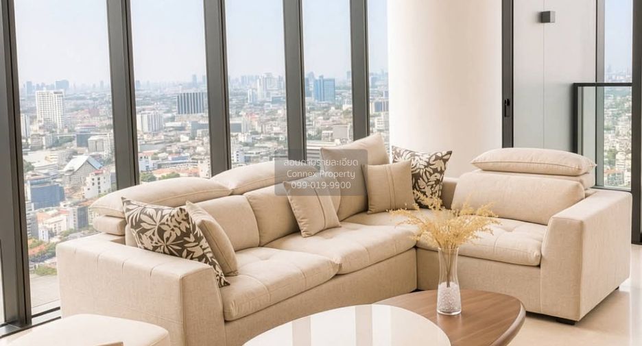 For rent 2 bedrooms condo in Khlong San, Bangkok