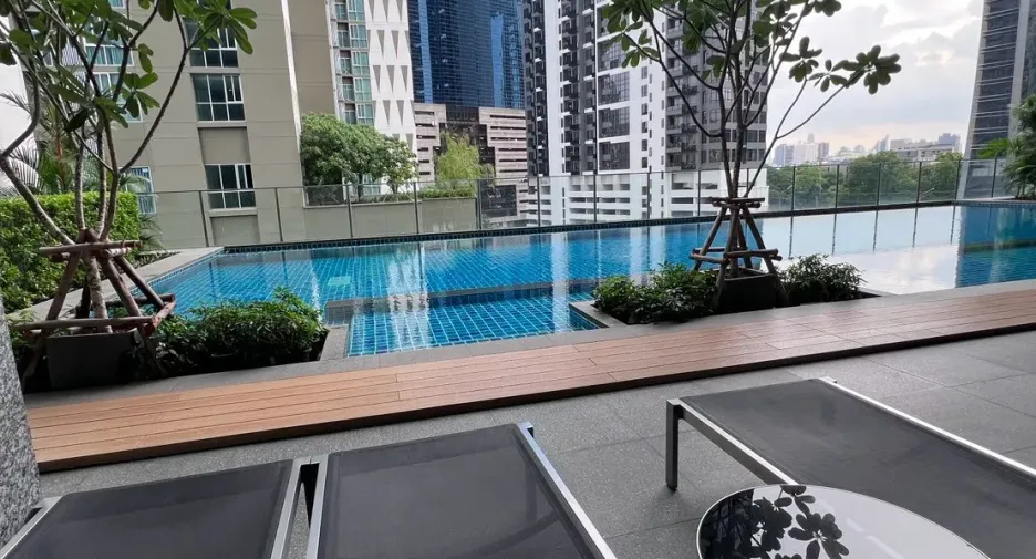 For rent studio condo in Huai Khwang, Bangkok