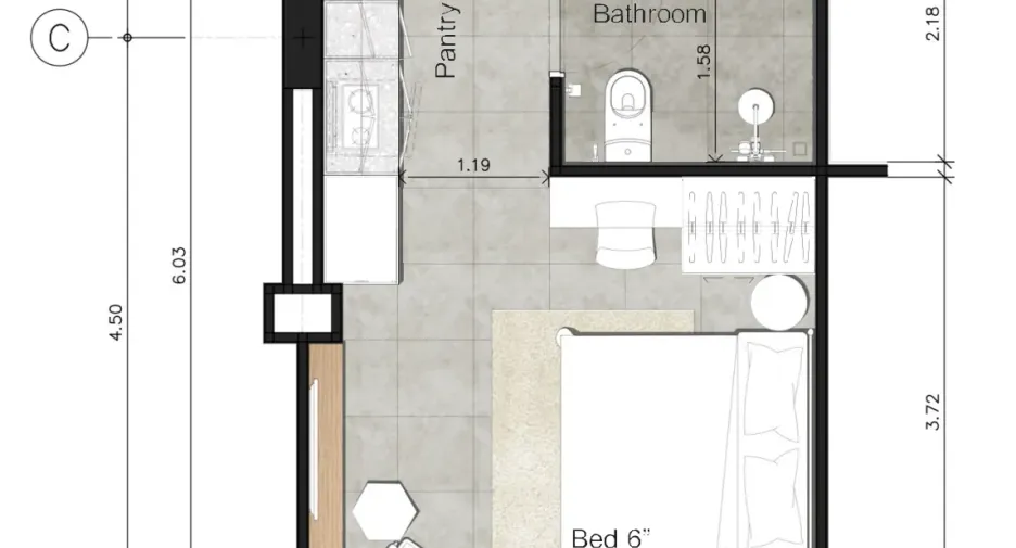For sale studio apartment in Mueang Phuket, Phuket