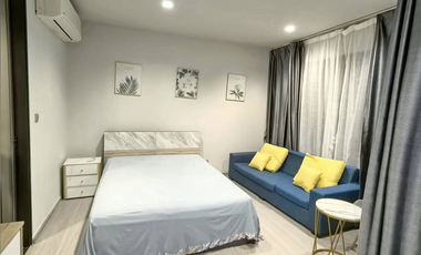 For rent studio condo in Huai Khwang, Bangkok