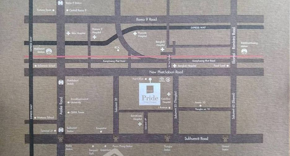 For sale 1 Beds condo in Watthana, Bangkok