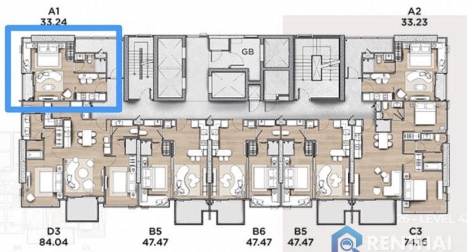 Condo en venta de estudio 