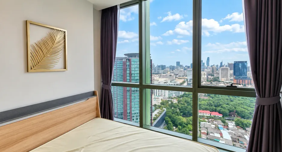 Wohnung zur Miete mit 1 Zimmer in Pathum Wan, Bangkok