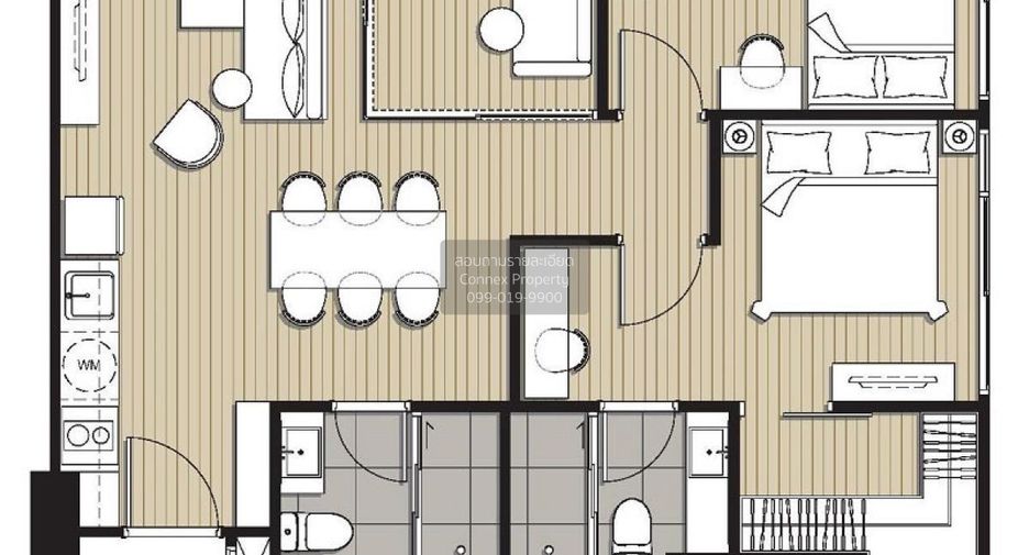 For sale 2 ベッドルーム condo in Din Daeng, Bangkok