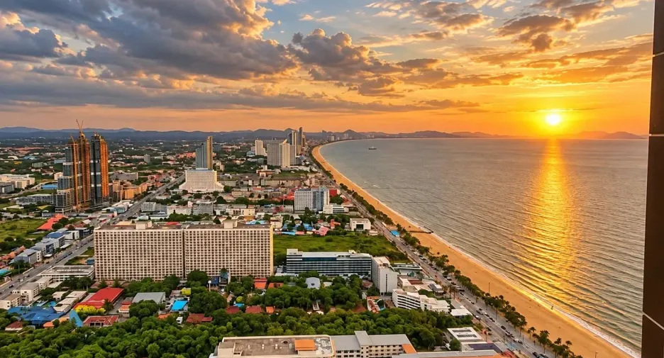 Condo en alquiler de estudio en Jomtien, Pattaya