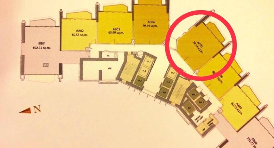 Condo en venta de 1 habitaciones en Khlong San, Bangkok