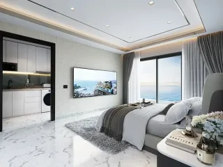 À vendre 2 chambres condo à Bang Lamung, Chonburi
