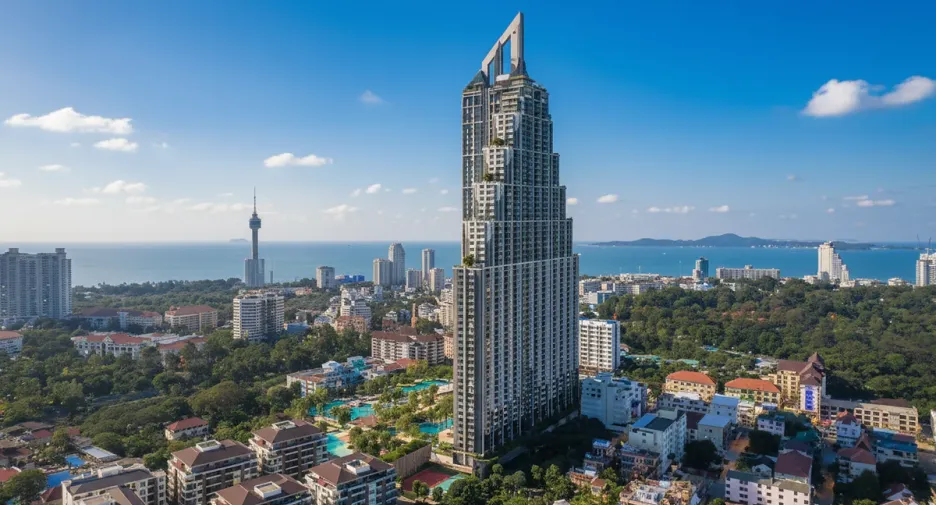 À vendre 1 chambre condo à Bang Lamung, Chonburi