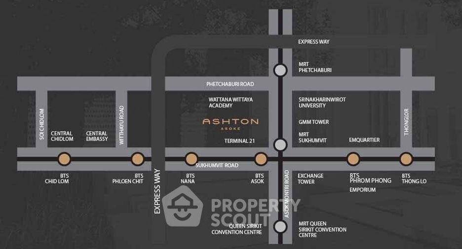 For rent 2 bedrooms condo in Khlong Toei, Bangkok