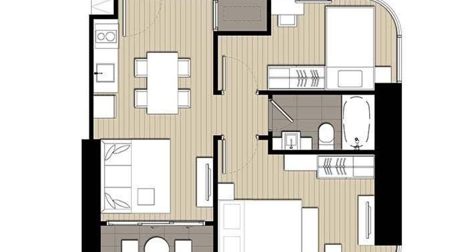 For rent 2 bedrooms condo in Khlong Toei, Bangkok