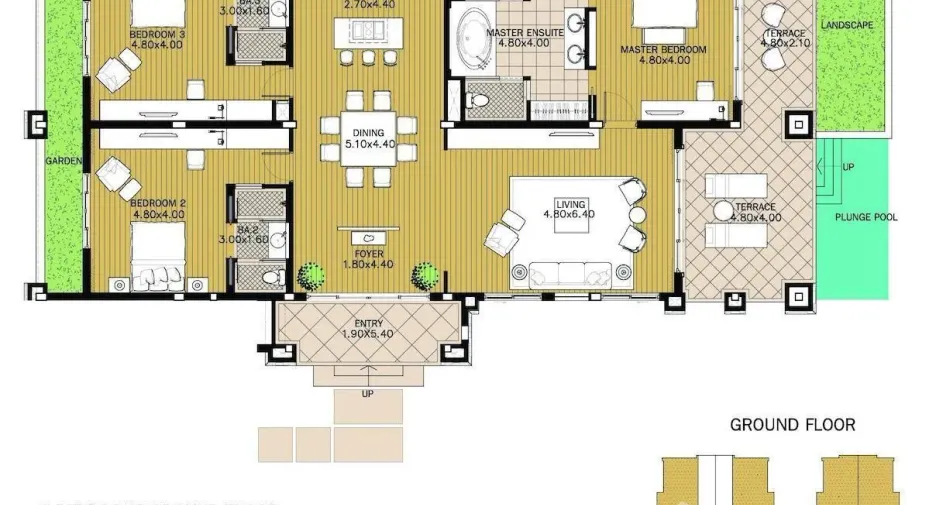 Apartamento en venta de 3 habitaciones en Thalang, Phuket