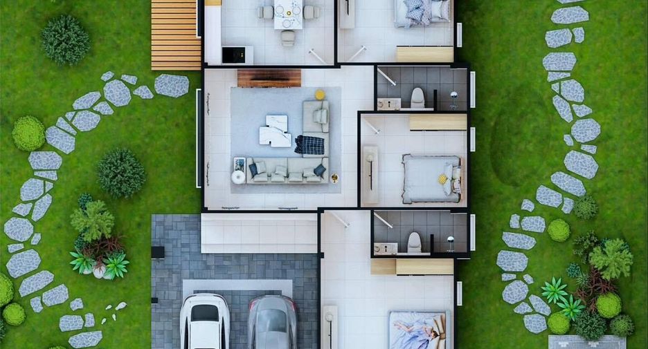For sale 3 ベッドルーム villa in Doi Saket, Chiang Mai
