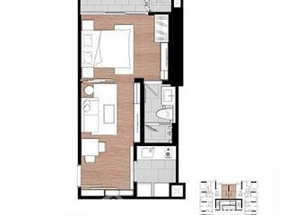 Condo en venta de 1 habitaciones en Huai Khwang, Bangkok