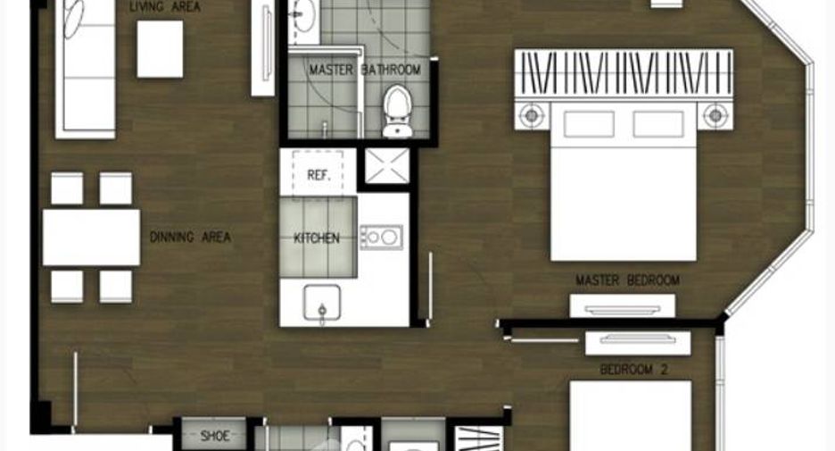For sale 2 bedrooms condo in Khlong Toei, Bangkok