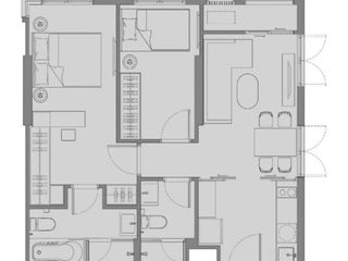 Condo en alquiler de 2 habitaciones en Watthana, Bangkok