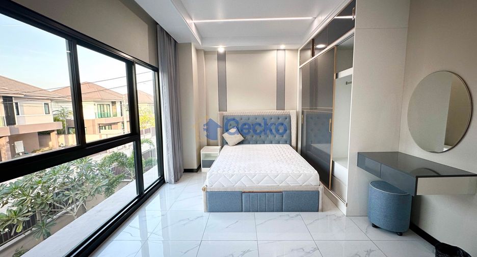 For rent 4 bedrooms house in Bang Lamung, Chonburi