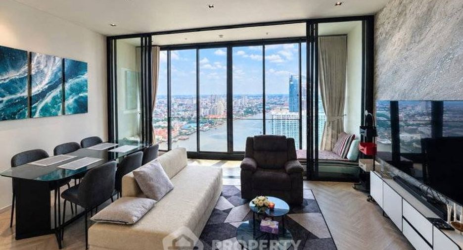 Condo en alquiler de 2 habitaciones en Khlong San, Bangkok