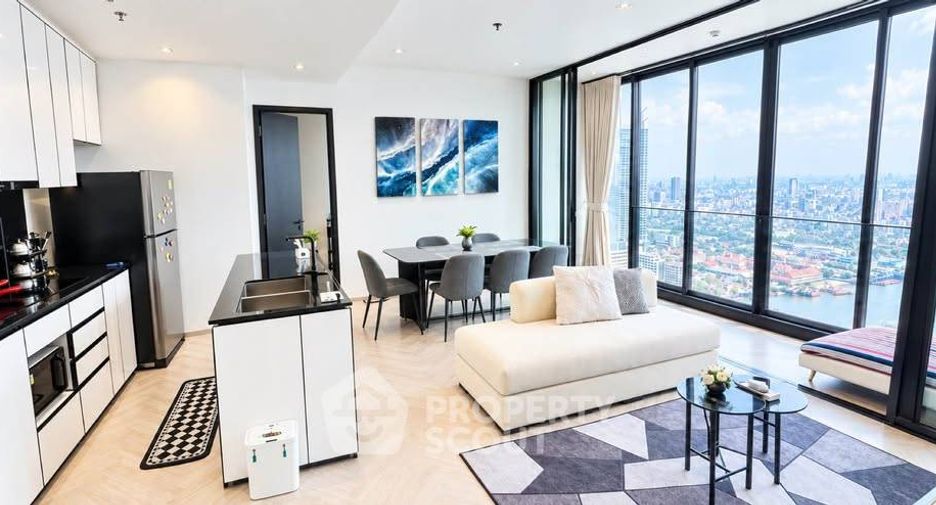 Wohnung zur Miete und zum Kauf mit 2 Zimmer in Khlong San, Bangkok