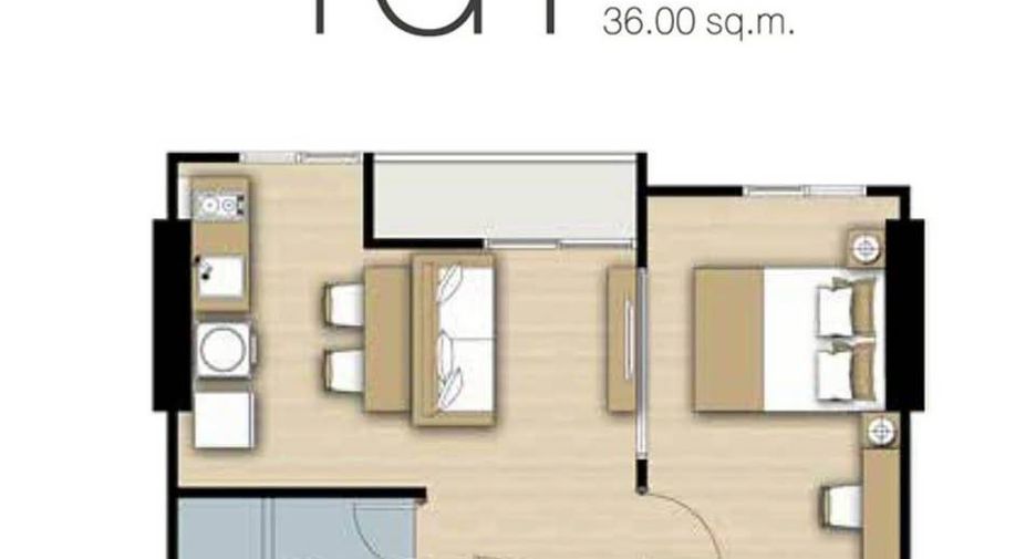 For sale 1 Beds condo in Phasi Charoen, Bangkok