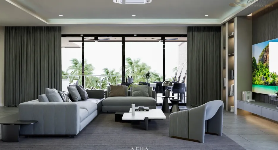 Villa zum Kauf mit 6 Zimmer in Bang Lamung, Chonburi