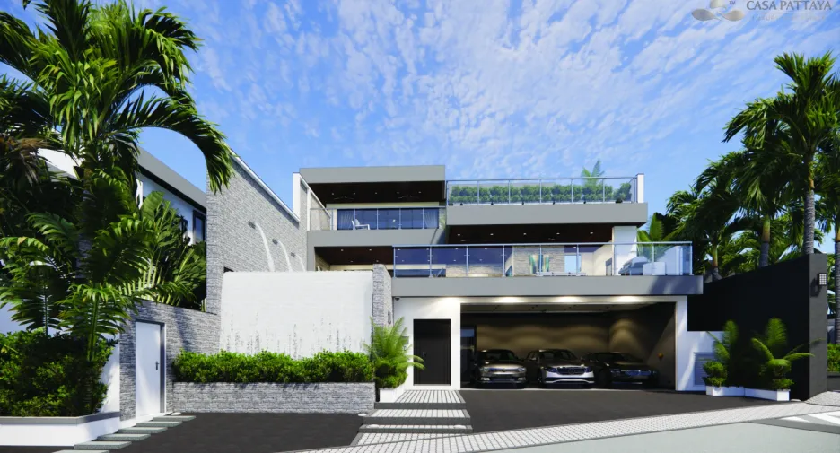 Villa zum Kauf mit 6 Zimmer in Bang Lamung, Chonburi