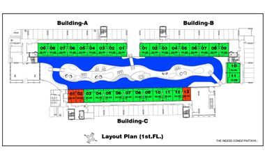 Condo en venta de 2 habitaciones en Jomtien, Pattaya