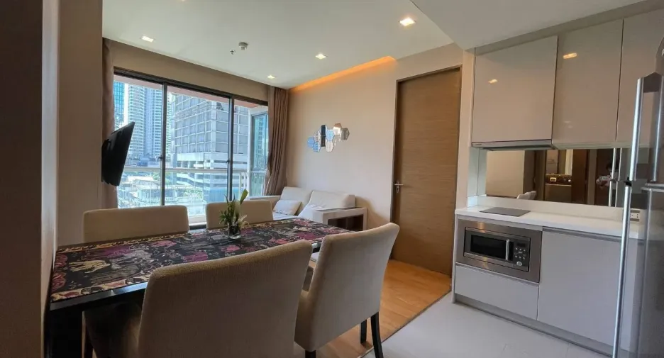 For rent and for sale 2 bedrooms condo in Sathon, Bangkok