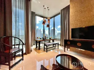 For rent 2 bedrooms condo in Bang Rak, Bangkok