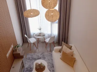 For rent 2 bedrooms condo in Huai Khwang, Bangkok