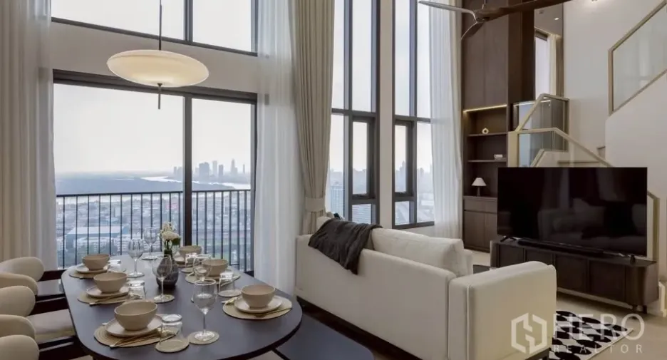 For rent 3 bedrooms condo in Khlong Toei, Bangkok