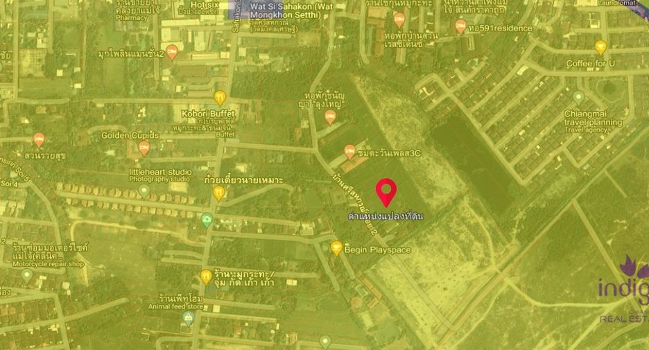 For sale land in San Sai, Chiang Mai
