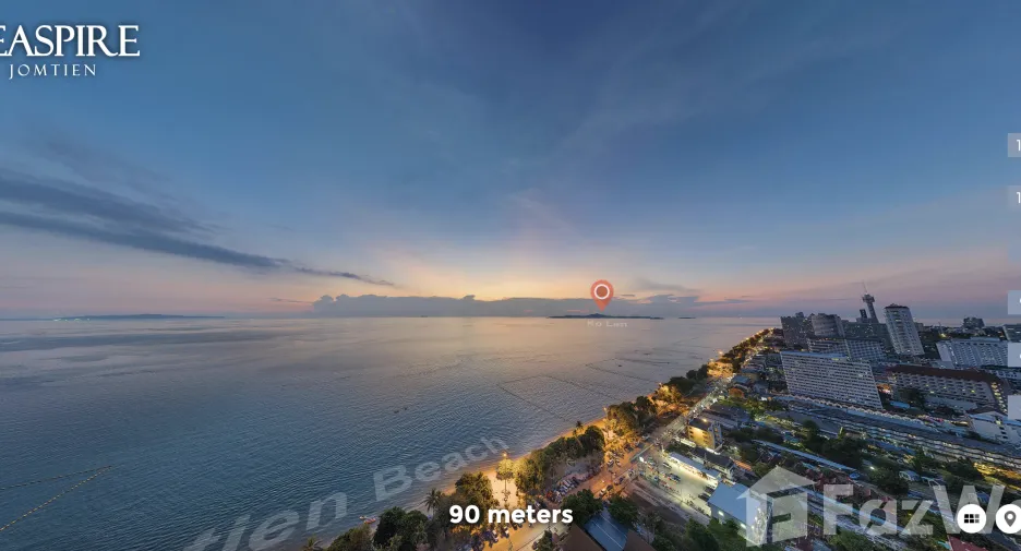 À vendre 1 chambre condo à Jomtien, Pattaya