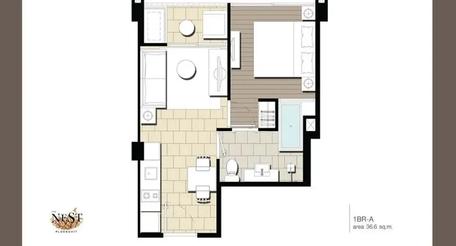 For sale 1 bed condo in Watthana, Bangkok