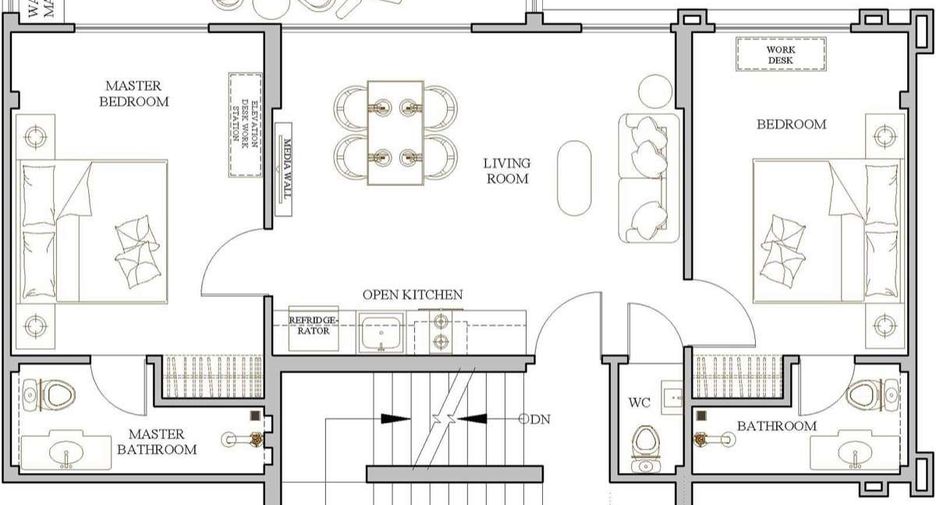 For rent 2 bedrooms condo in Mueang Chiang Mai, Chiang Mai