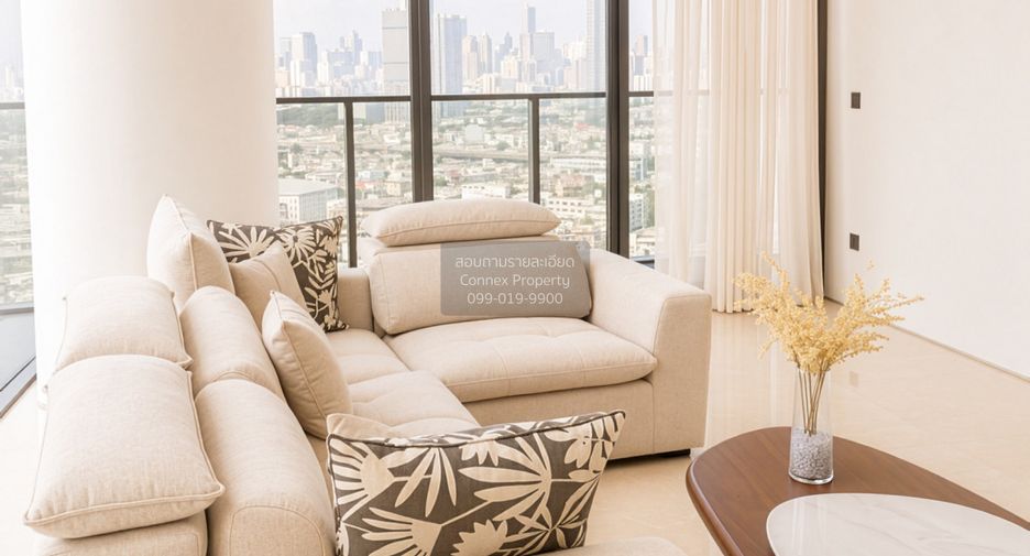 Condo en alquiler de 2 habitaciones en Khlong San, Bangkok