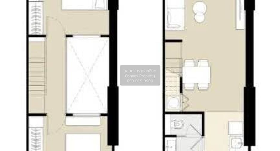 For rent 2 bedrooms condo in Bang Rak, Bangkok