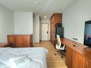 For rent studio condo in Huai Khwang, Bangkok