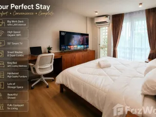 For rent studio condo in Huai Khwang, Bangkok