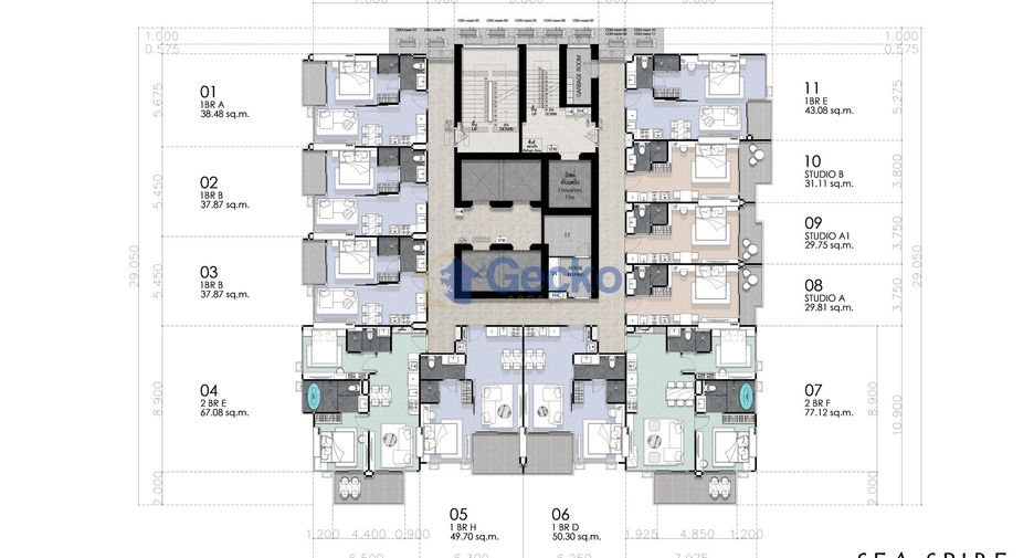 For sale 1 bed condo in Jomtien, Pattaya